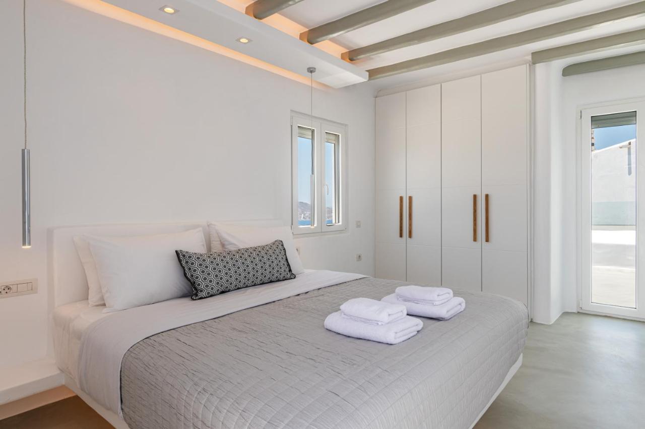 Villa In Mykonos - 6 Bedroom - 1Km From Mykonos Town - Infinity Pool - Sunset View Exterior photo